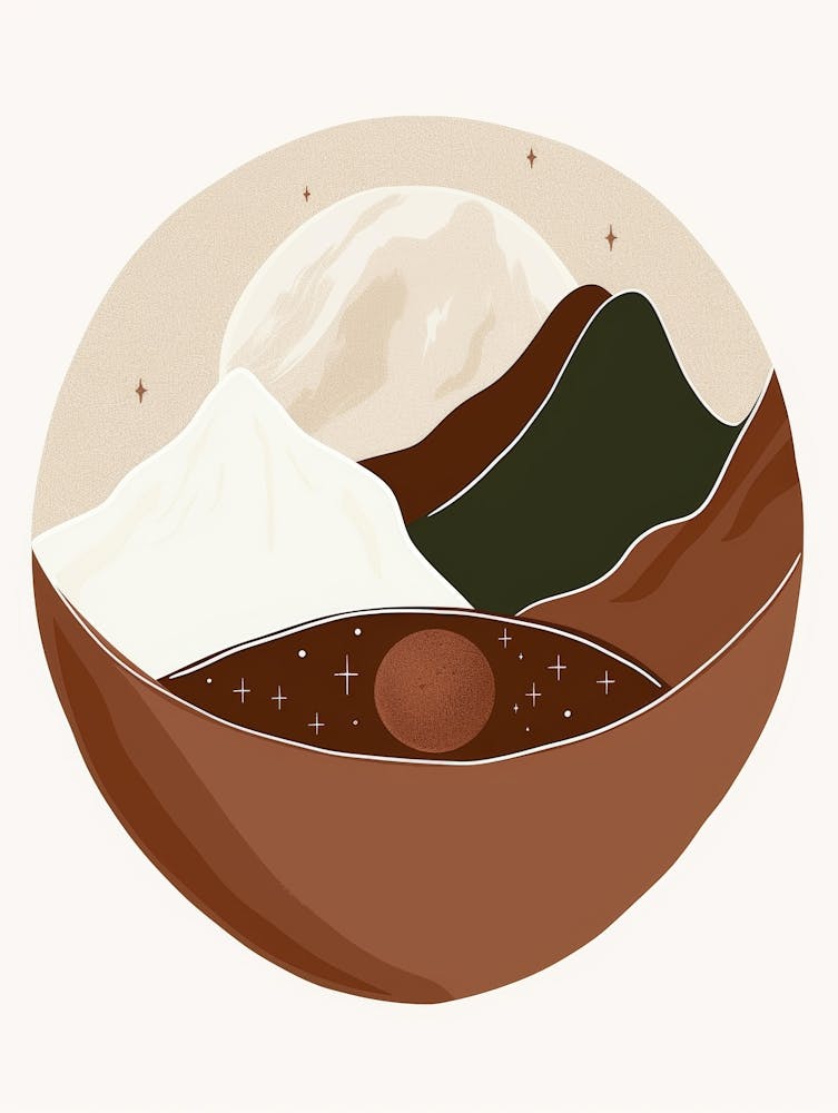 Moon And Mountains 6