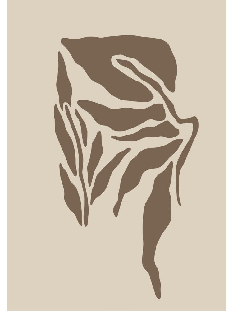Leaf In A Leaf Drawing 1