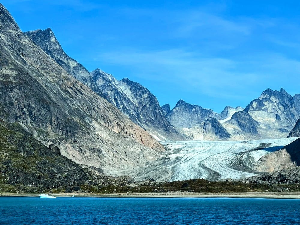 Glacier In The Mountains (Greenland Series)