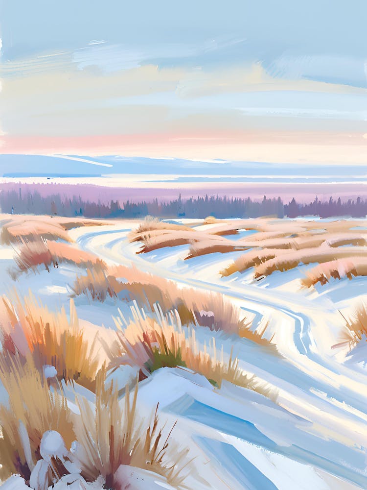 Winter Landscape Painting 1