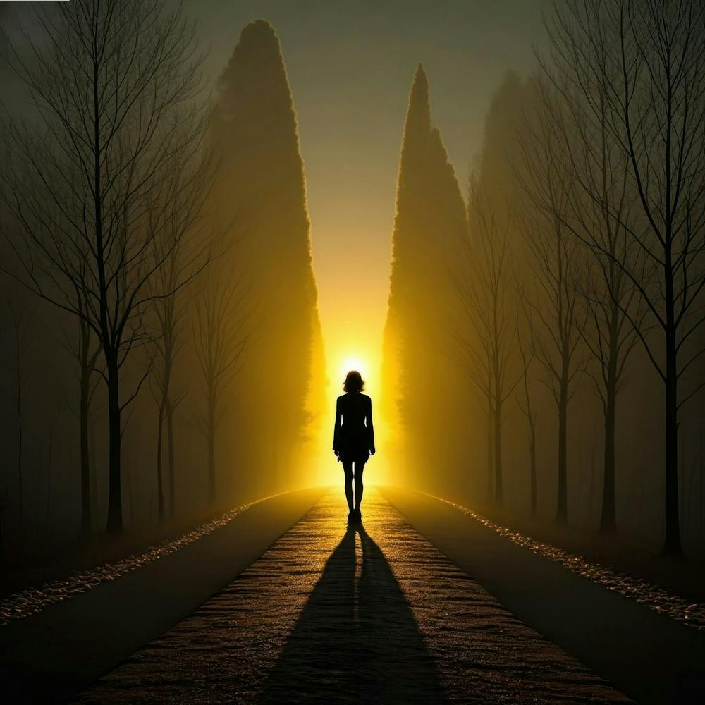 Silhouette Of A Woman 1