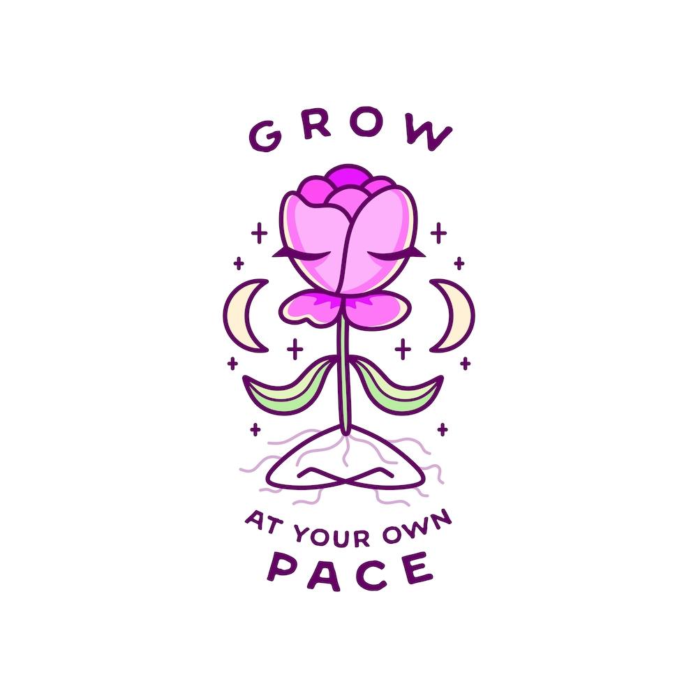 Grow At Your Own Pace Square