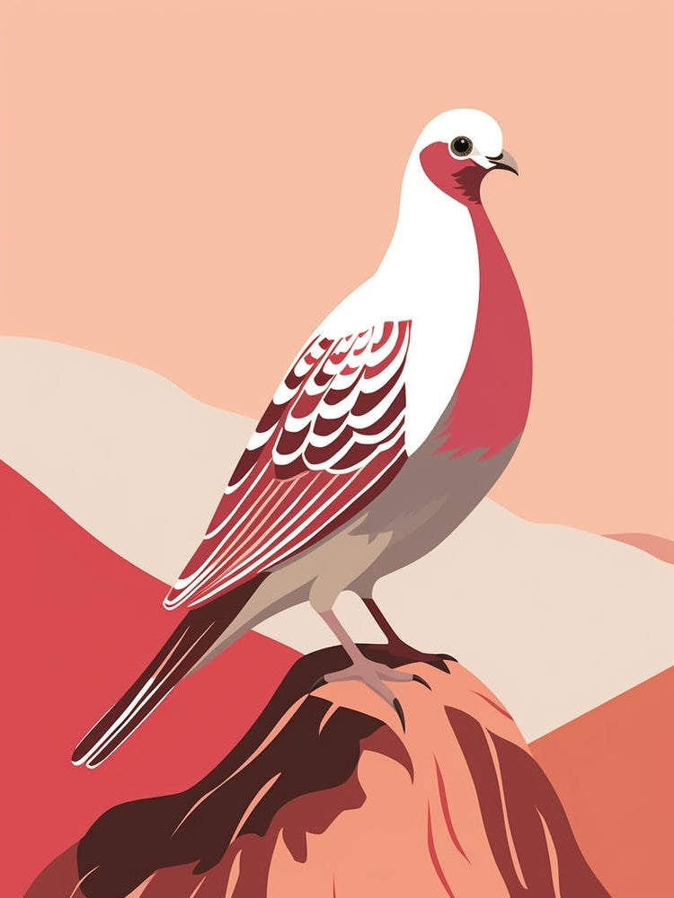 Minimalist Partridge Illustration
