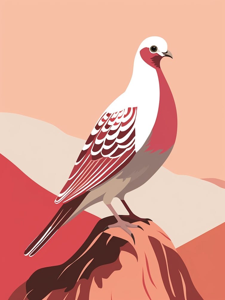 Minimalist Partridge Illustration