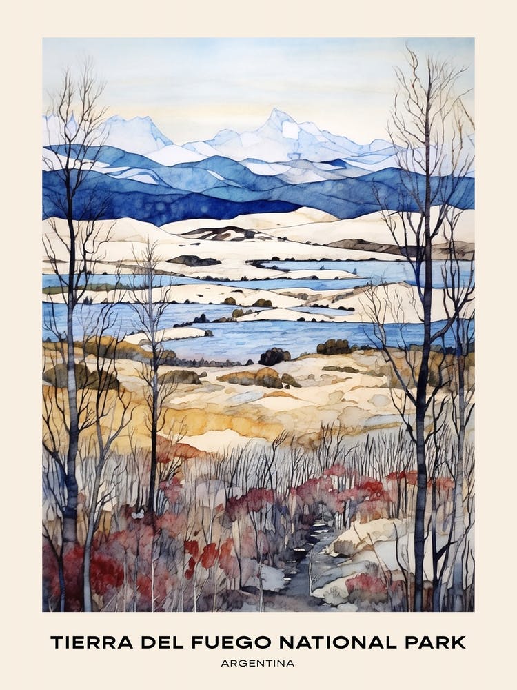 Tierra Del Fuego National Park Argentina 3 Poster