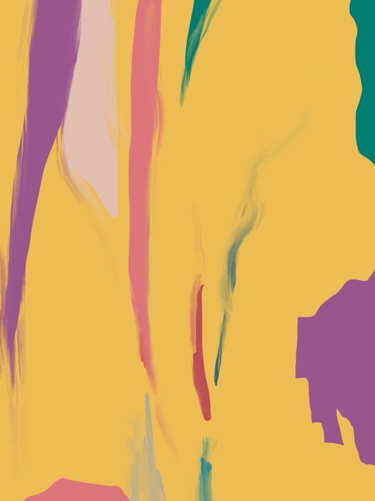 Abstract Painting burnt