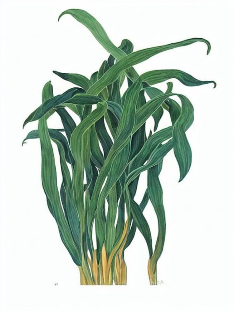 Firecracker Plant (Russelia Equisetiformis) Watercolor