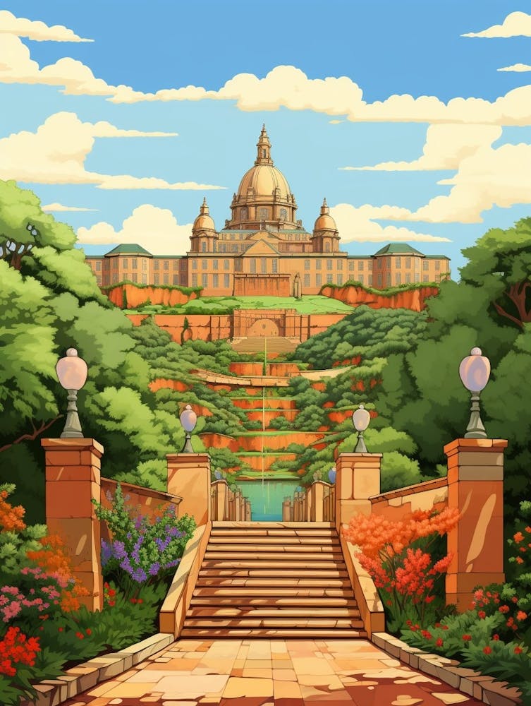 Union Buildings Cartoon 1