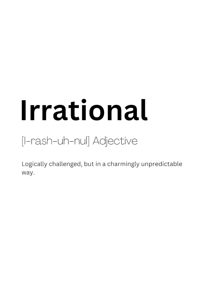 Irrational Definition Meaning