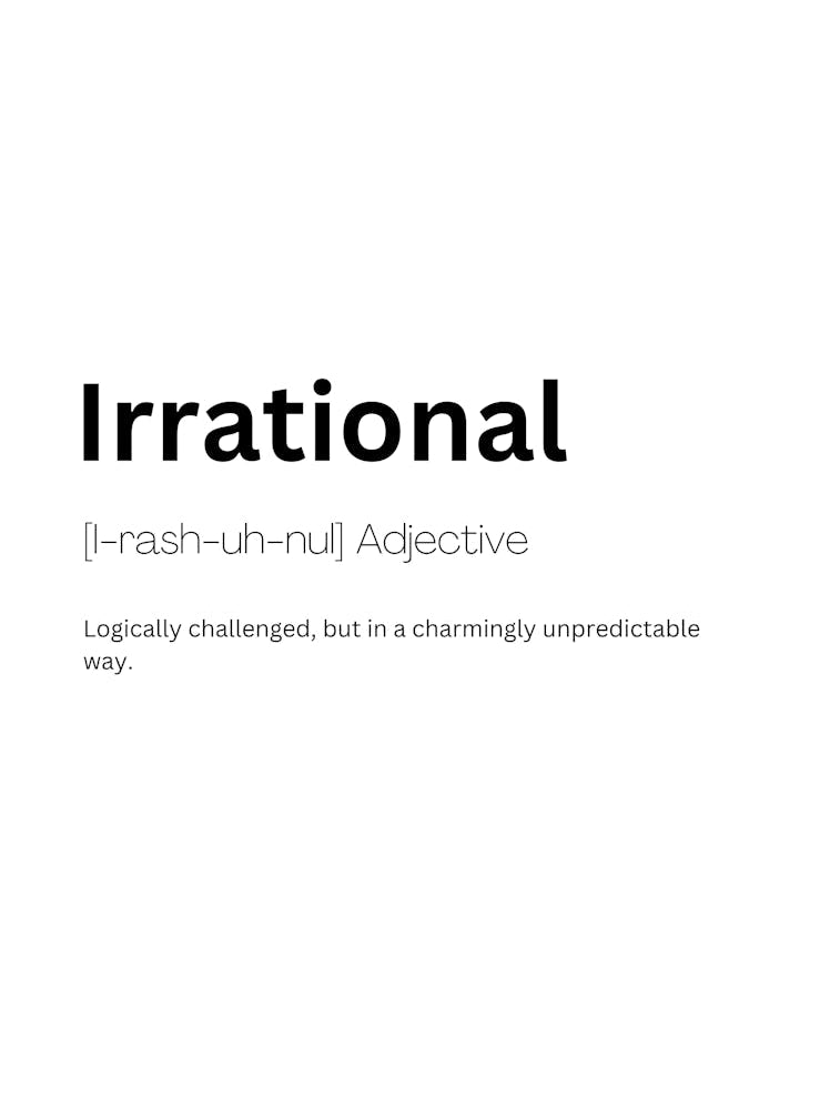Irrational Definition Meaning
