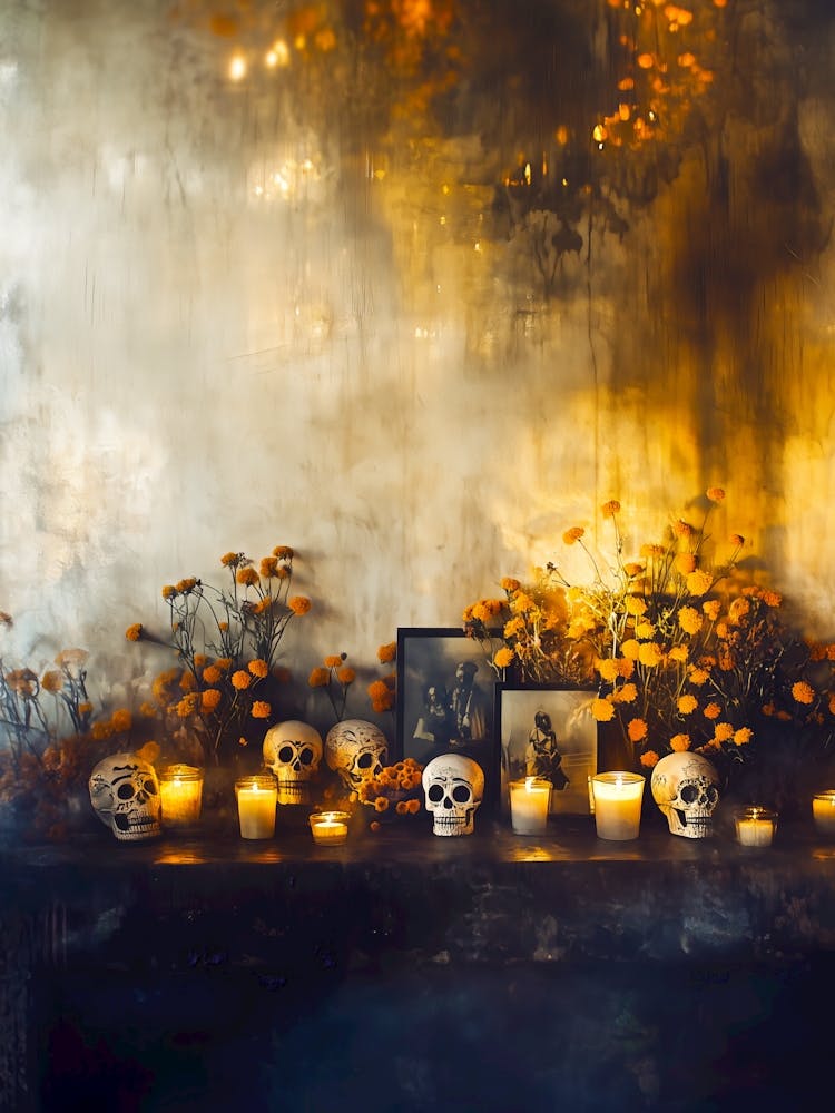 Day Of The Dead Mexican art