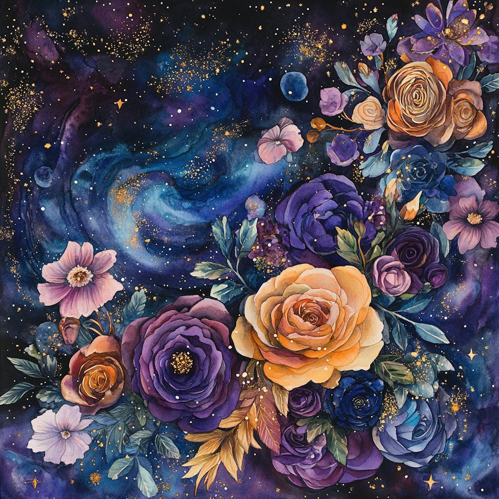 Floral Celestial Galaxy 1