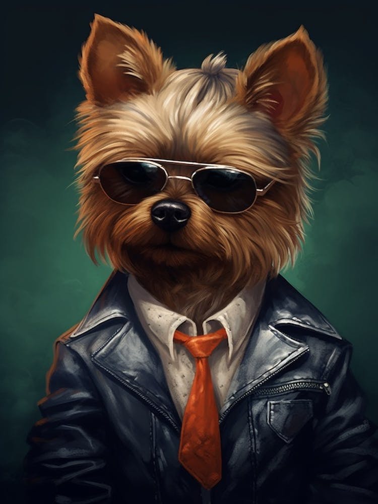 Gangster Dog Yorkshire Terrier