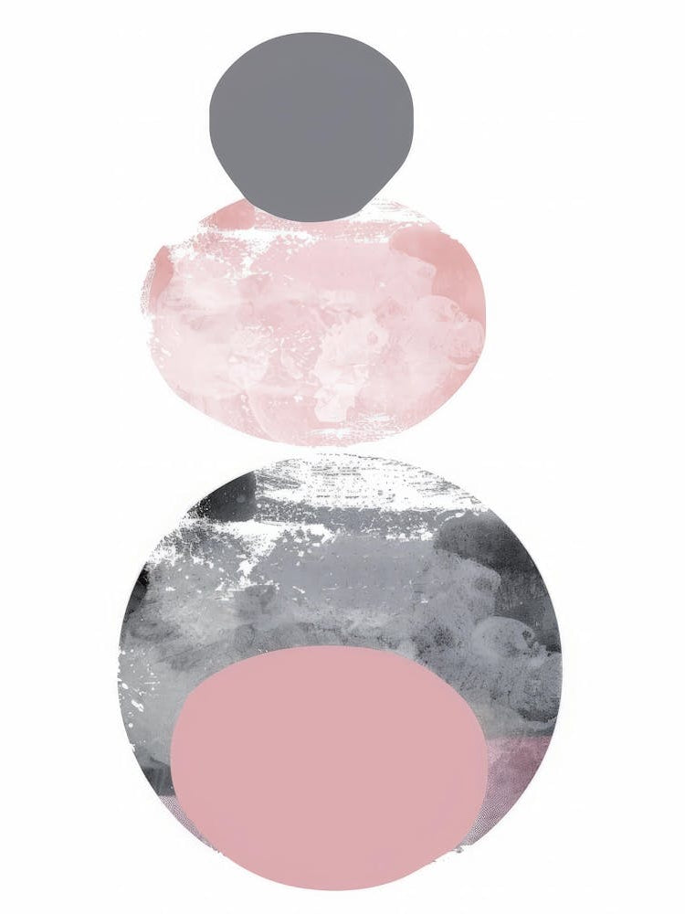 Pink And Grey Circles