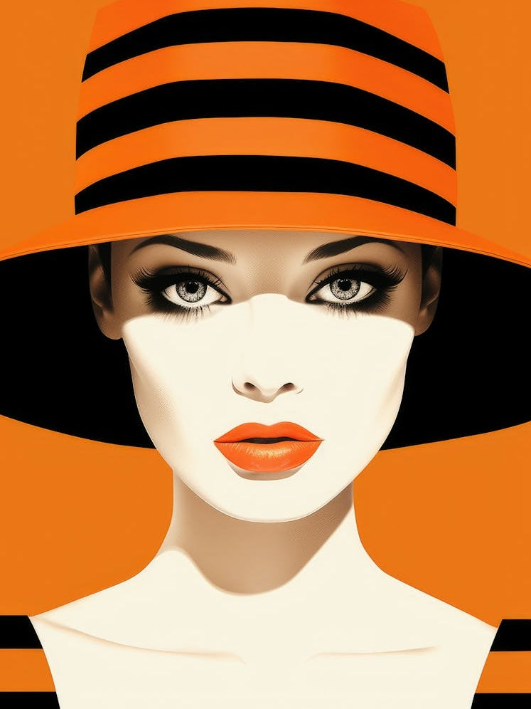 Portrait Of A Woman In A Hat 8