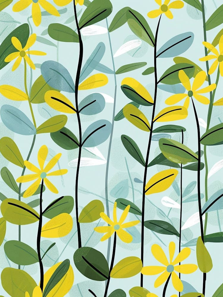 Lime Tree Flat Illustration 4