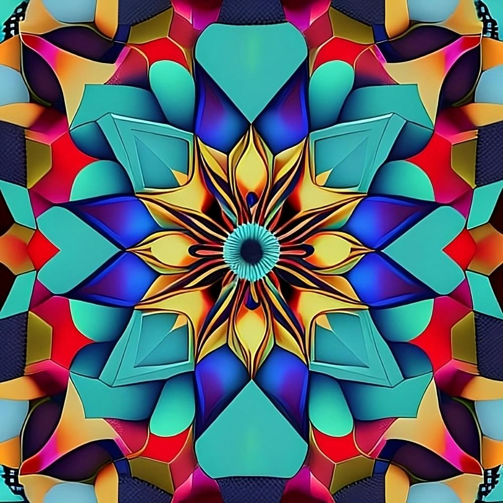 Psychedelic Mandala 9