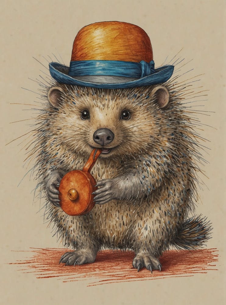Hedgehog In A Hat 2