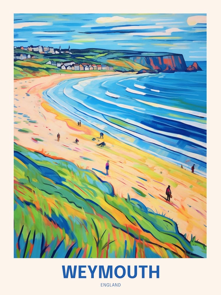 Weymouth England 6 Uk Travel Poster