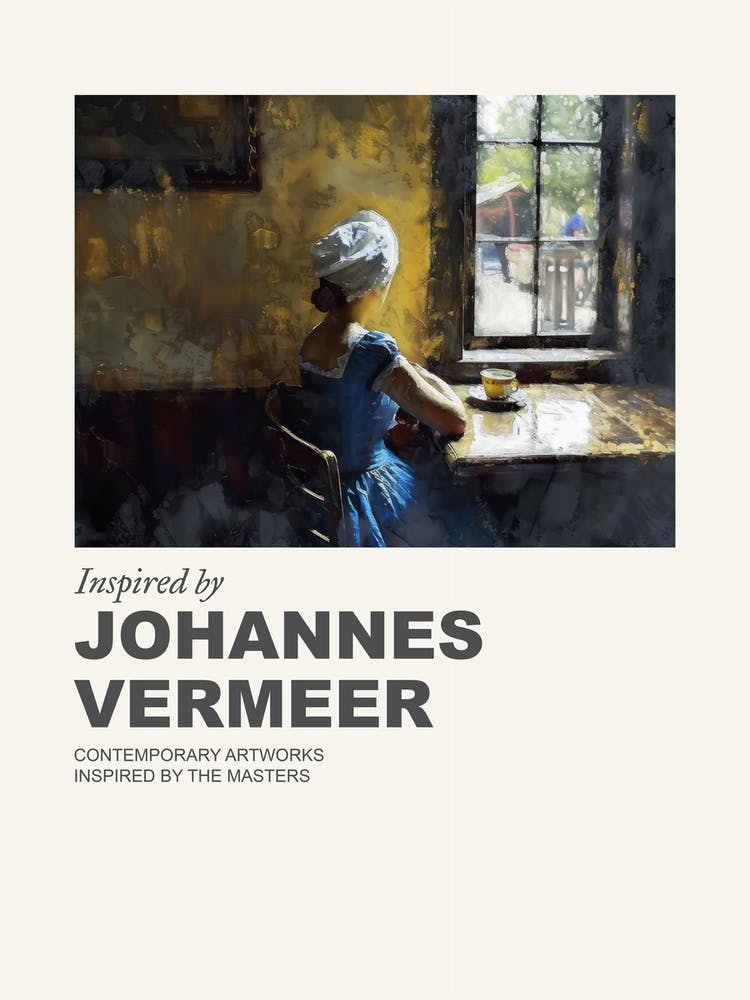 Museum Poster Inspired By Johannes Vermeer 4