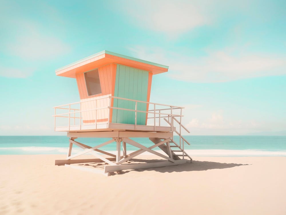 California Dreaming - Lifeguard Tower Moods
