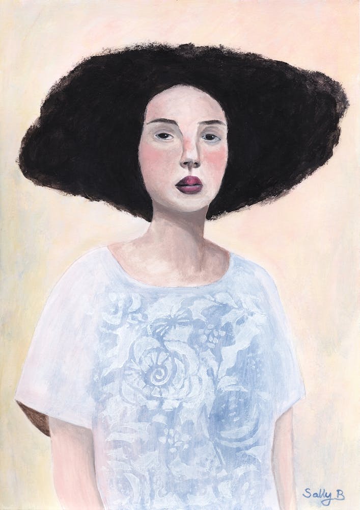 Woman With Special Hair