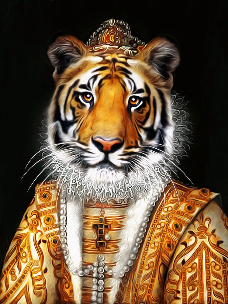 Queen Tiger Juliana Pet Portraits