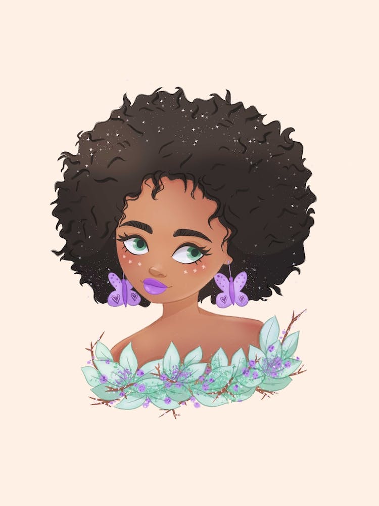 Cute Butterfly Girl