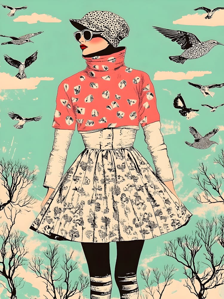 Girl With Birds