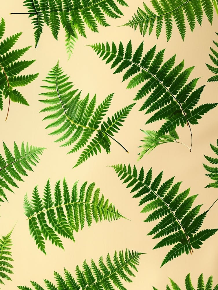 Pattern Poster Pteris Fern 4