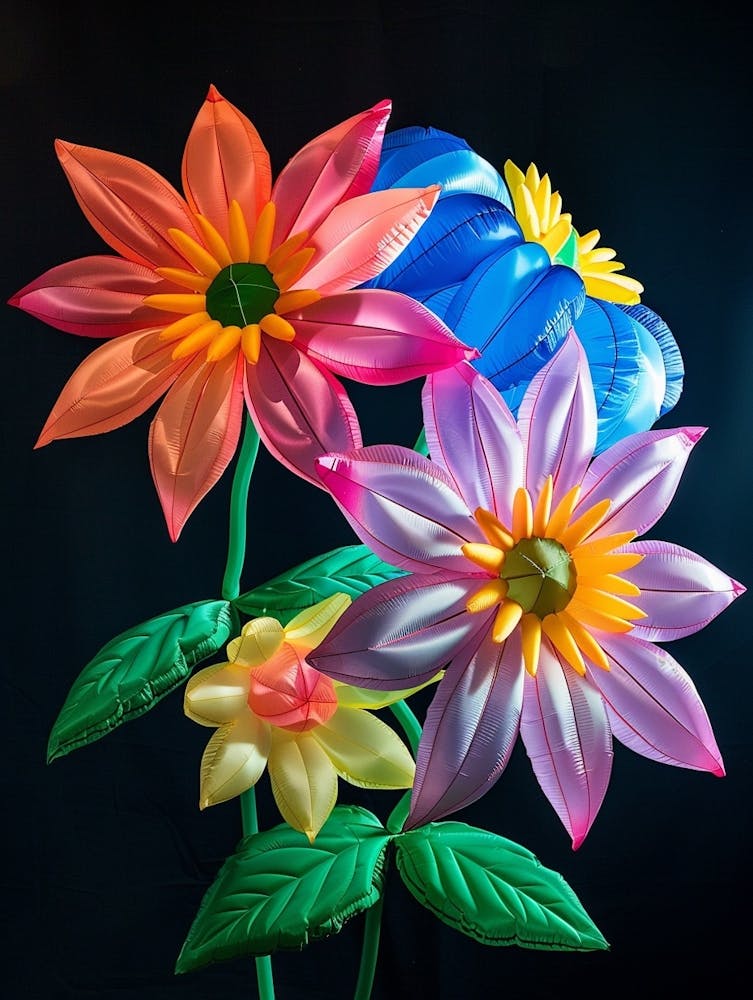 Bright Inflatable Flowers Passionflower 2