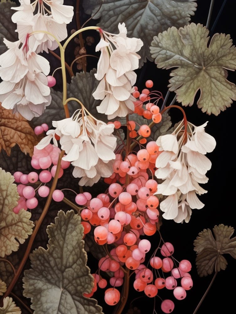 Flower Illustration Coral Bells 4