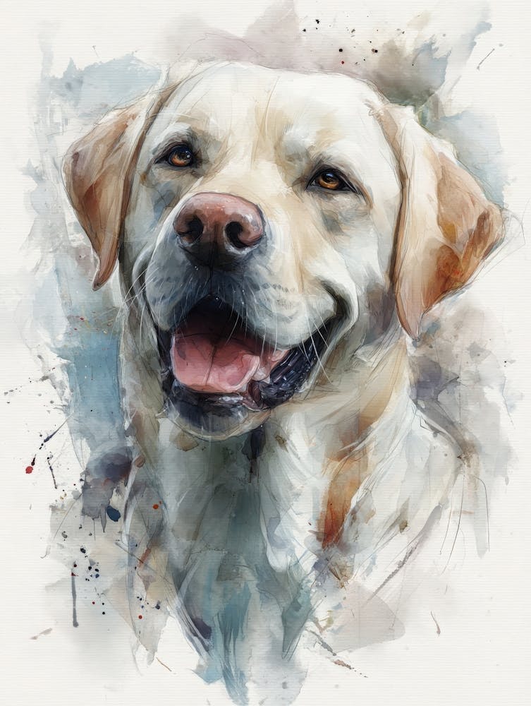 Aihrgdesign Isolated Watercolor Painting Of Dog Portraits Lab Aaf73b5b E757 415b 9767 80f45f2ae8a7 1