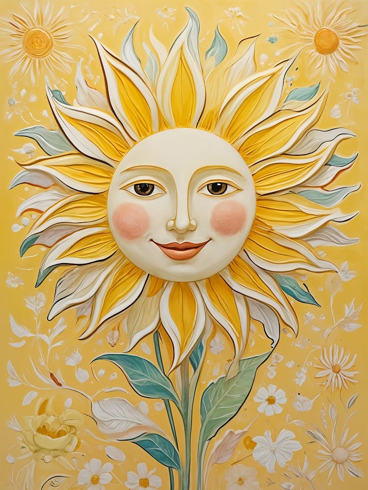 Happy Sun As A Flower