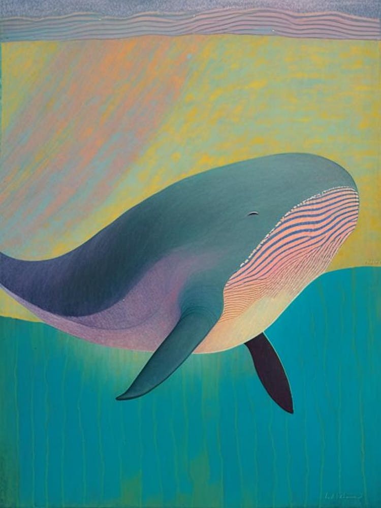 Whale Abstract Painting 2