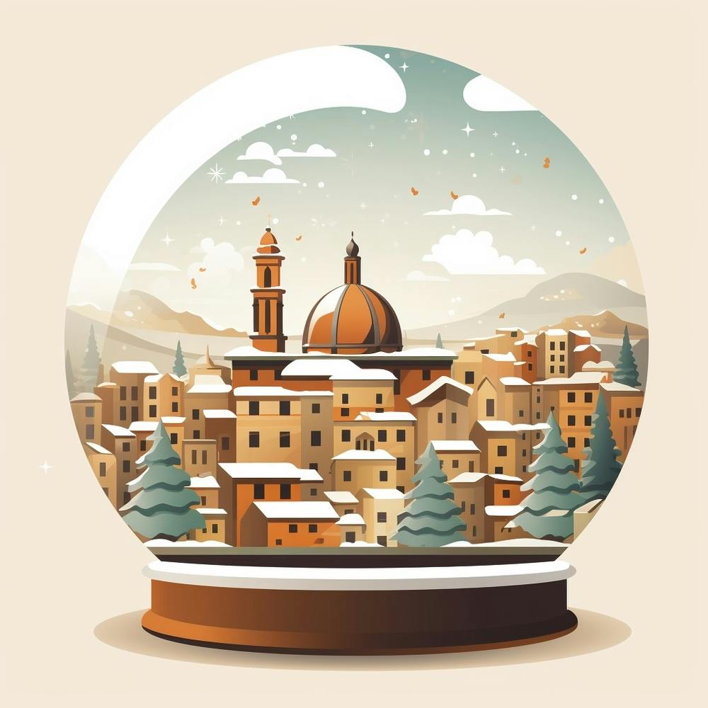 Florence Italy 2 Snowglobe