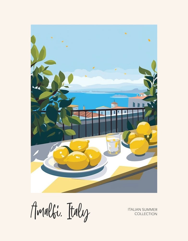 Amalfi, Italy Lemons 9 Italian Summer Collection