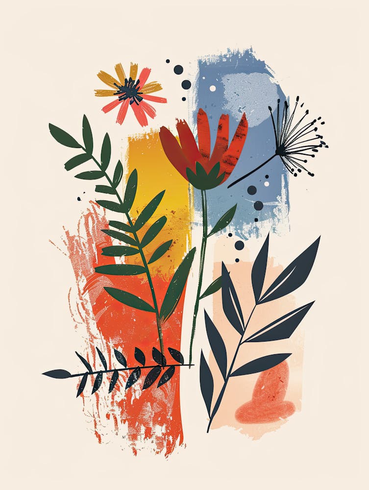 Nostalgic Lines Beneath Golden Hues Mid Century Style