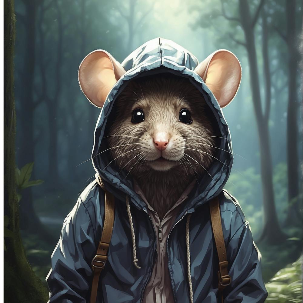 Mouse In The Woods
