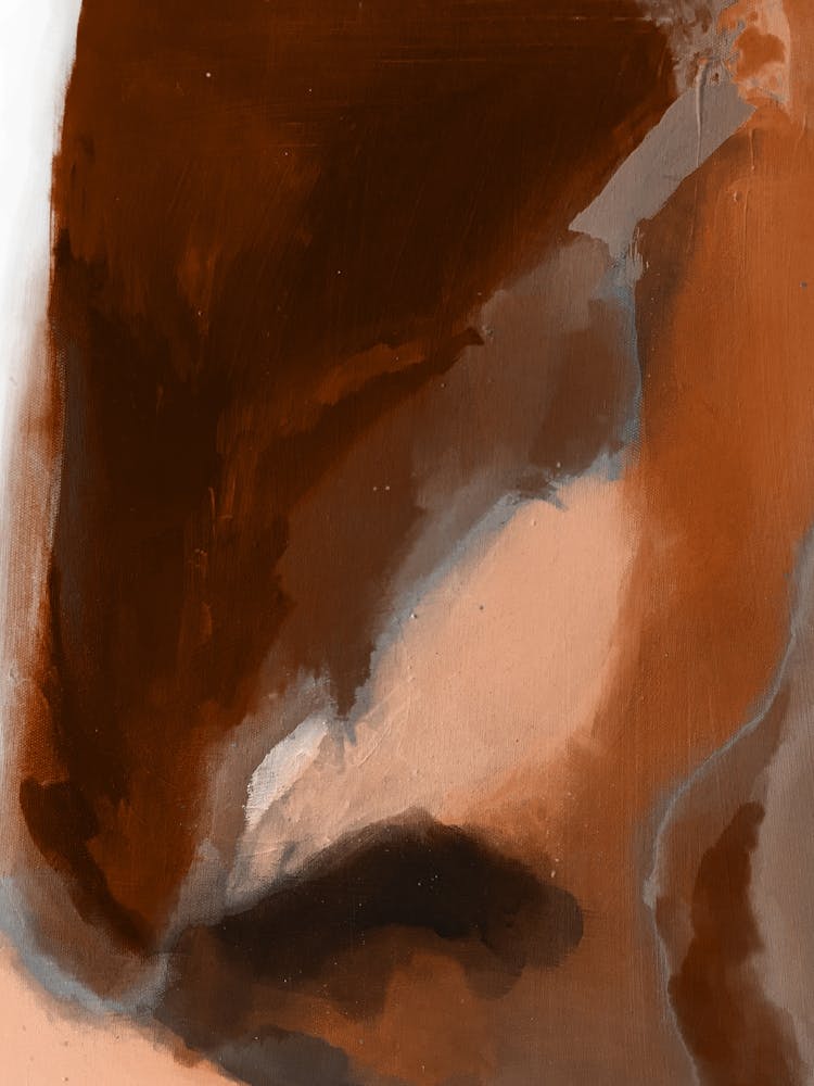 Peinture Abstraite Marron