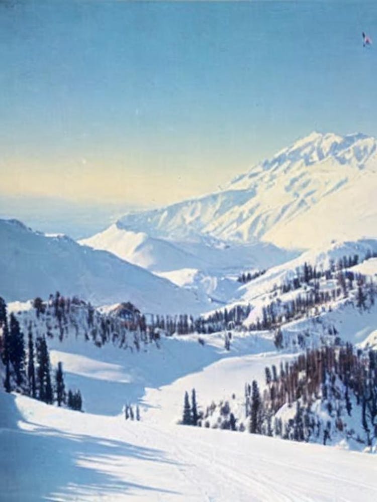 El Colorado, Chile Vintage Skiing Poster