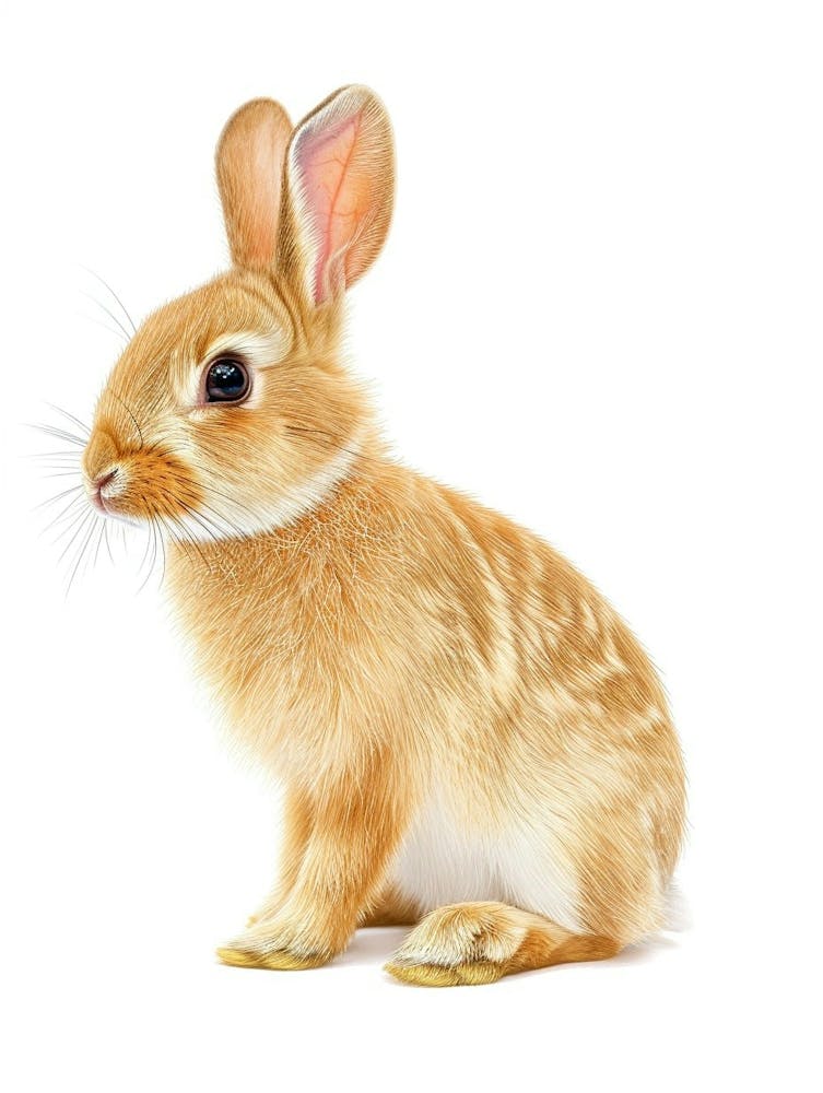 Chinchilla Rabbit Nursery Illustration 3