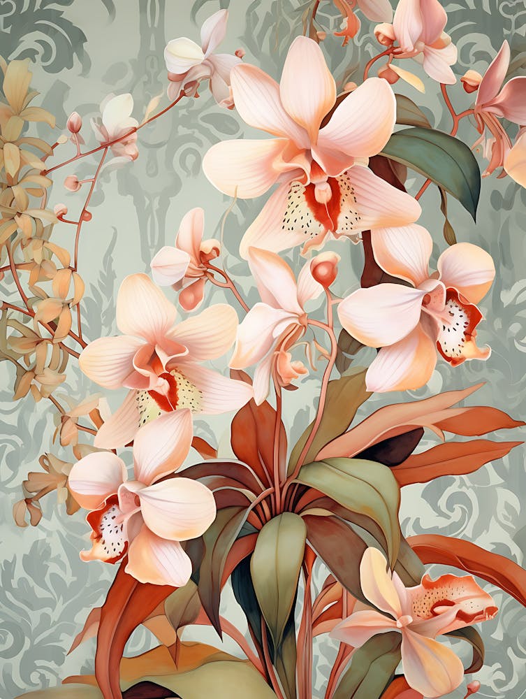 Orchids In A Vase