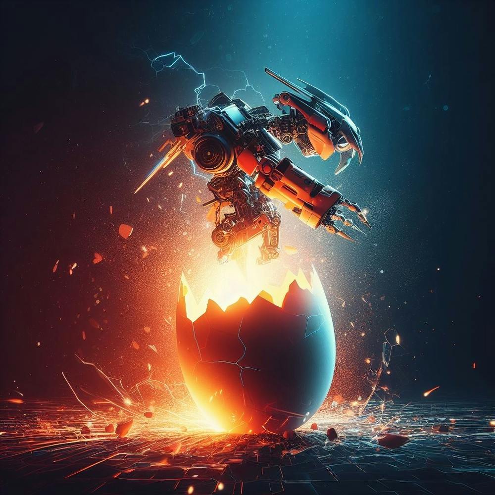 Robot Egg Hatching