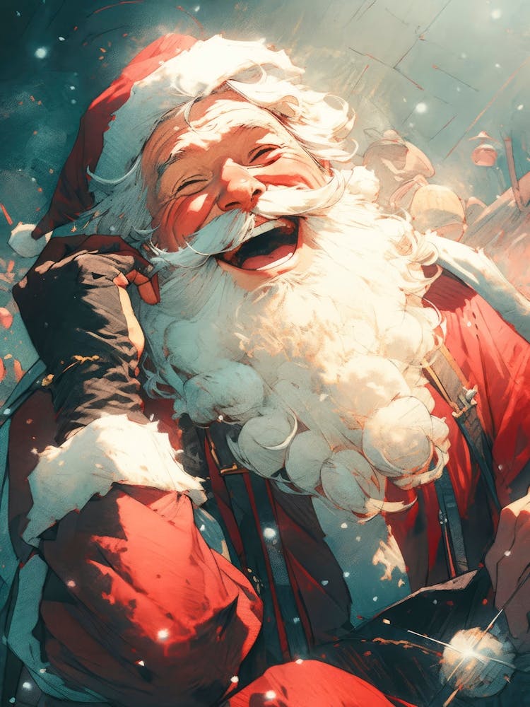 Laughing Santa