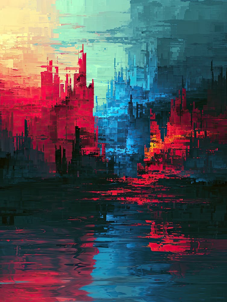 Abstract City | Pixel Art Series