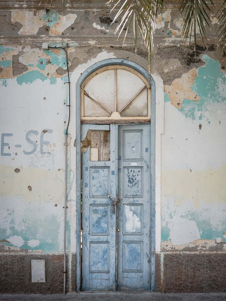 Rustic Blue Doorway