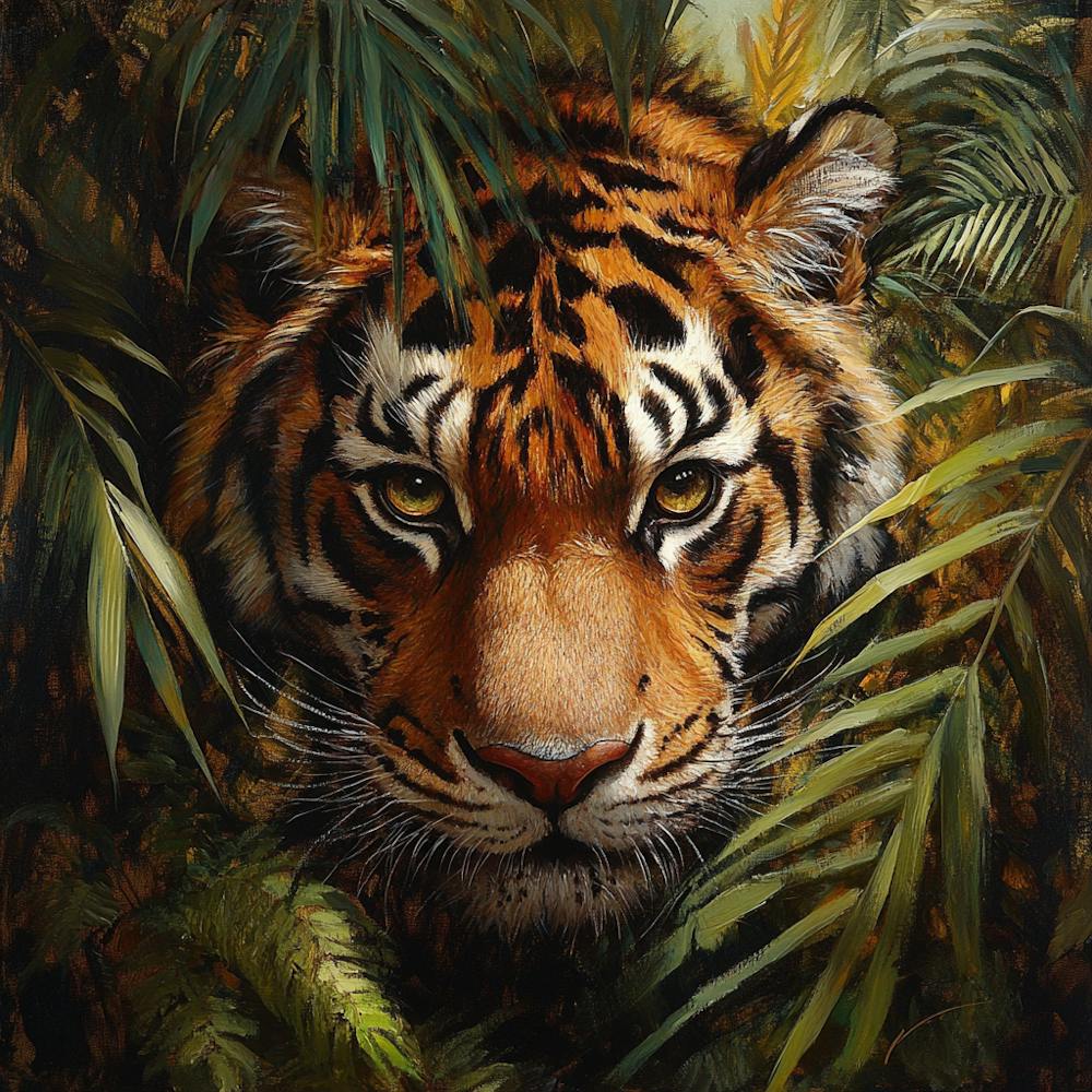 Tiger In The Jungle 1