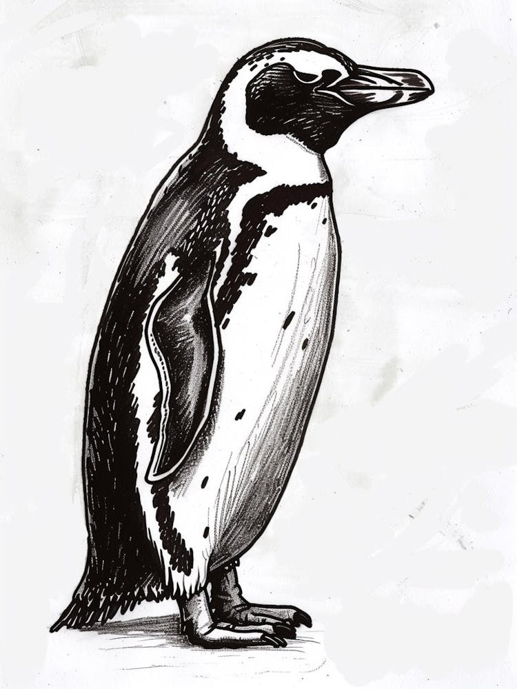 King Penguin Standing Tall And Proud 2