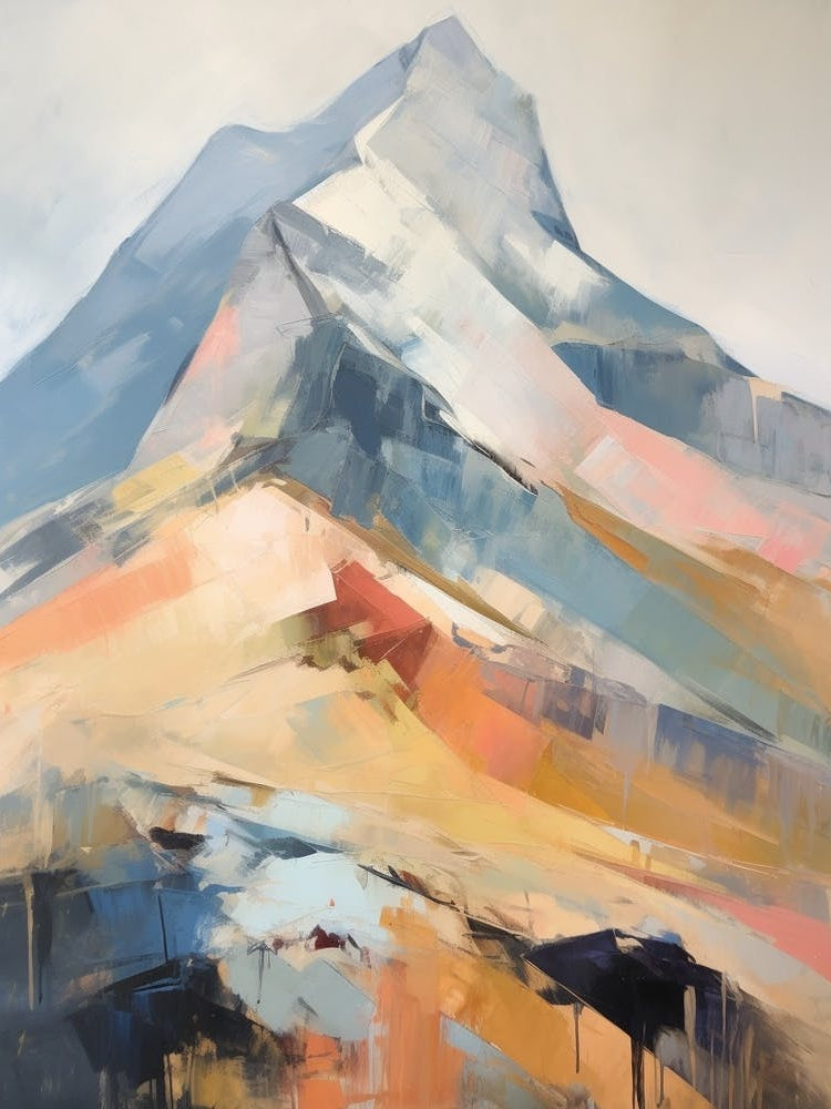 Yr Wyddfa Wales 1 Mountain Painting